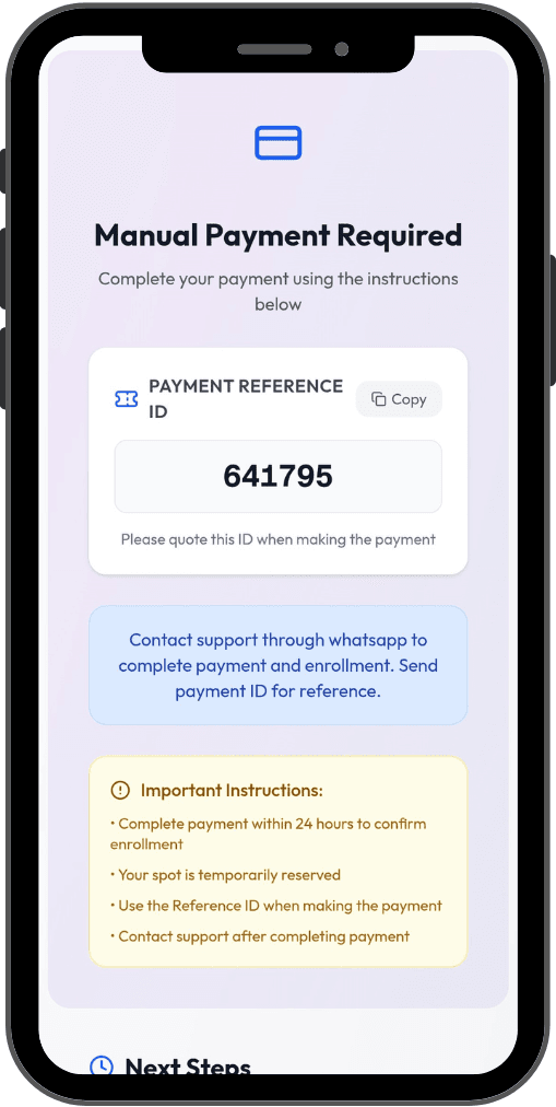 Get Payment Code